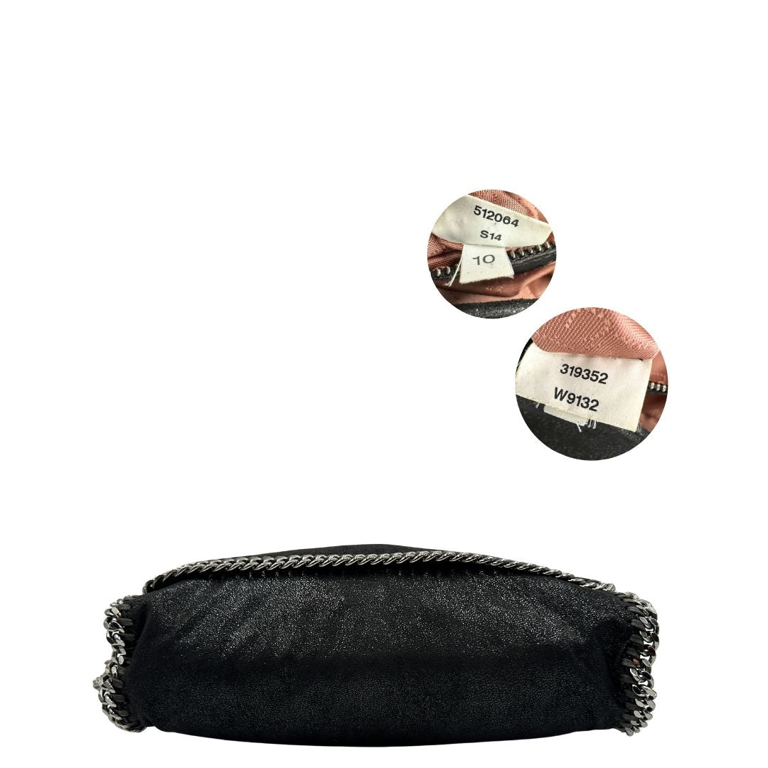 base Borsa Falabella in tessuto vegano nero 
