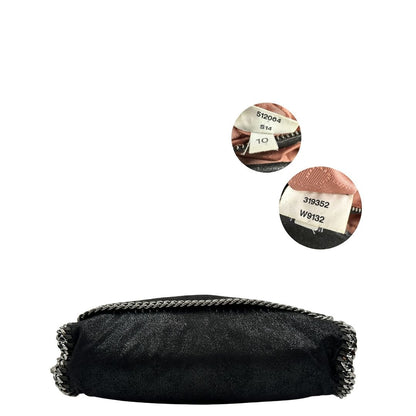 base Borsa Falabella in tessuto vegano nero 