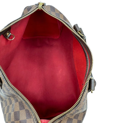 interno  Bauletto Speedy 35 LV in canvas Damier Ébène  