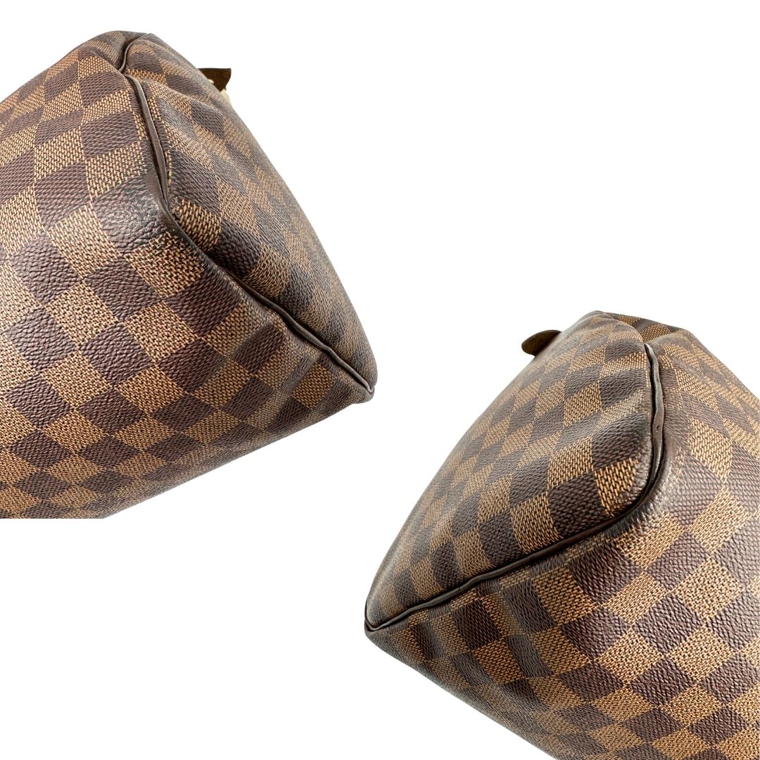 interno  Bauletto Speedy 35 LV in canvas Damier Ébène  