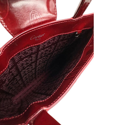 interno Borsa Cartier in pelle bordeaux  