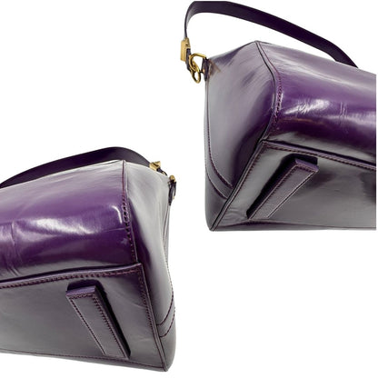 angoli Antigona Givenchy in pelle spazzolata viola 