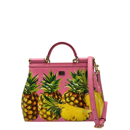 Borsa Miss Sicily Dolce&Gabbana ananas misura grande