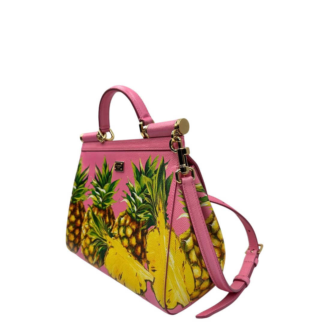 Borsa Miss Sicily Dolce&Gabbana ananas misura grande