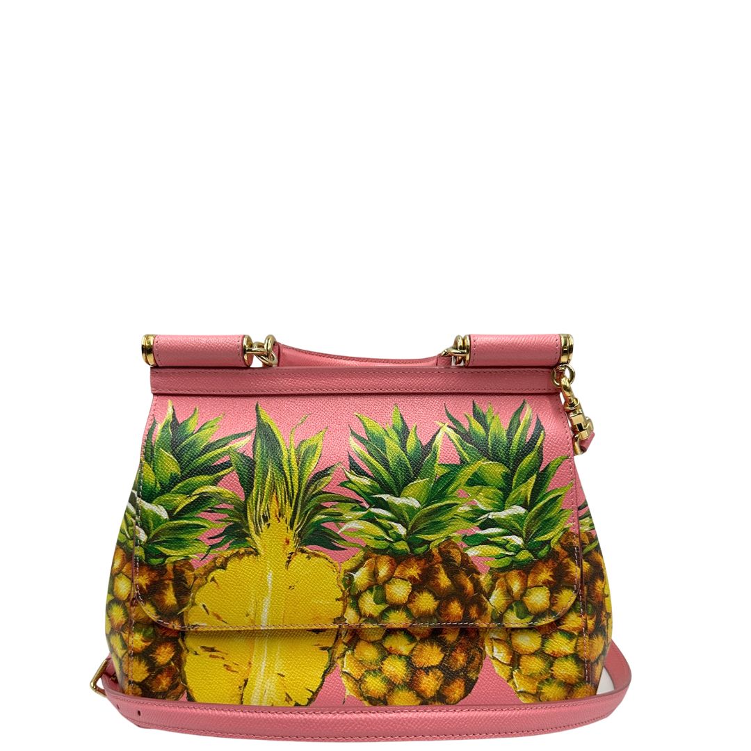 Borsa Miss Sicily Dolce&Gabbana ananas misura grande
