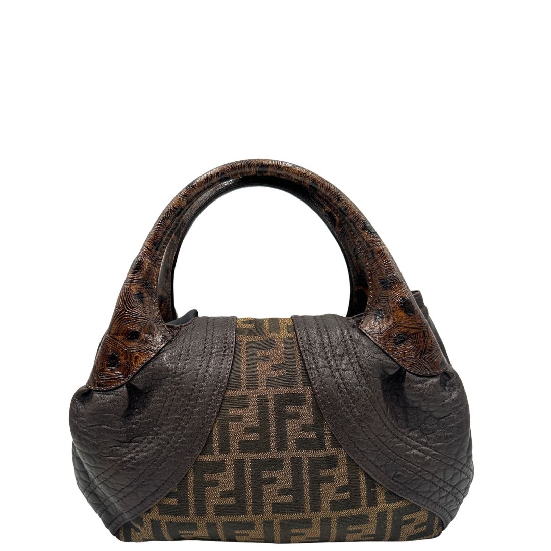 retro Borsa Fendi Spy in tessuto trama Zucca 