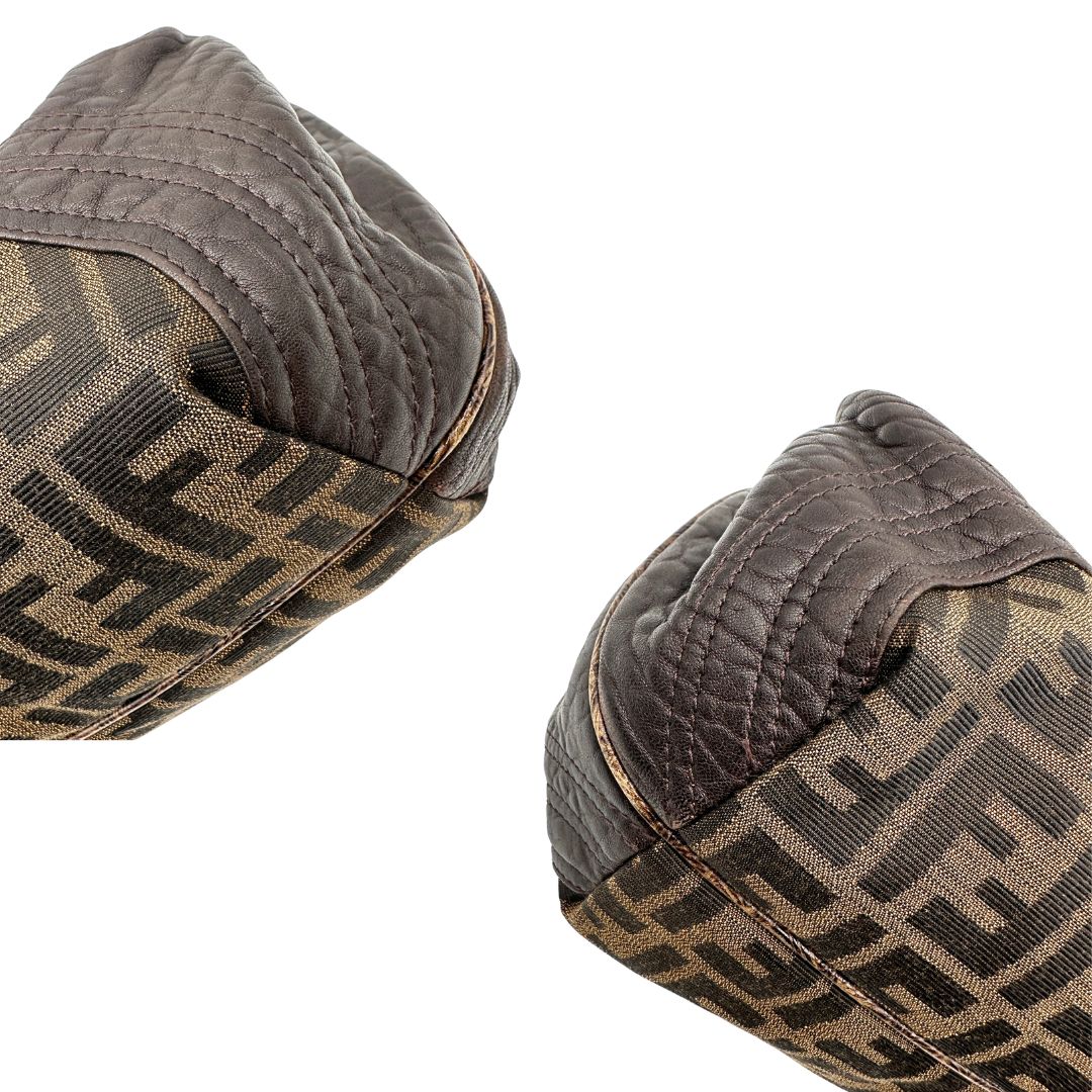 angoli Borsa Fendi Spy in tessuto trama Zucca 