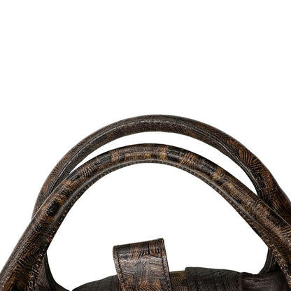 manici Borsa Fendi Spy in tessuto trama Zucca 
