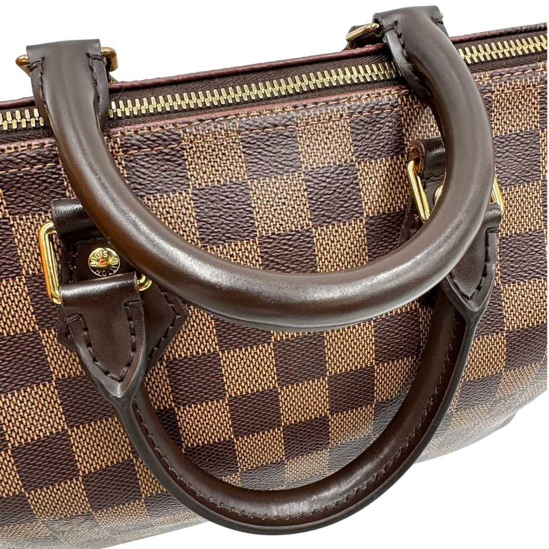 Speedy 25 Bandoulière Damier Ébène Louis Vuitton personalizzato
