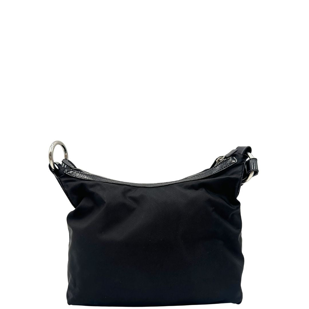 Hobo Prada nylon (pelle, nero) – foto 5 di 15