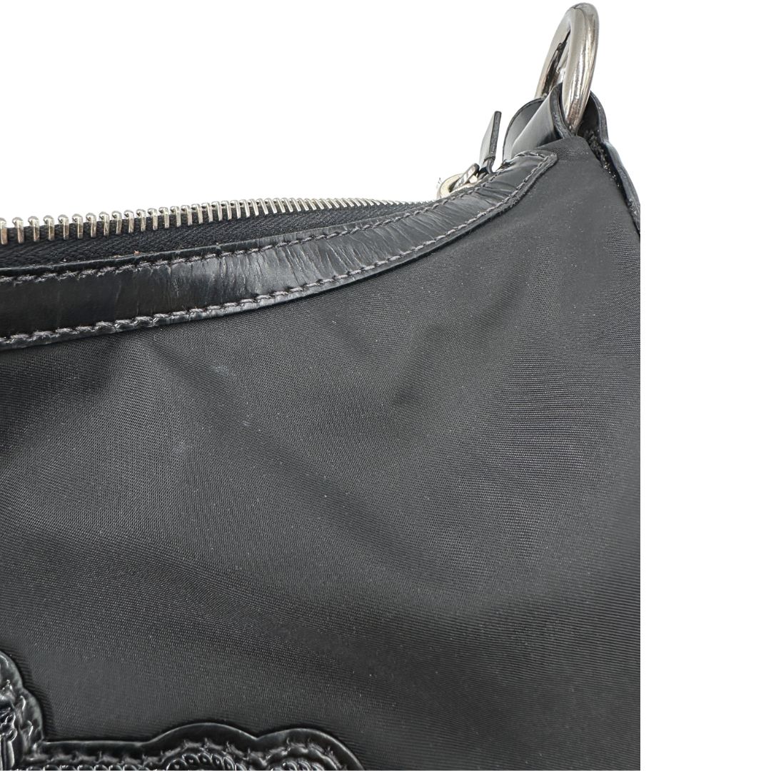 Hobo Prada nylon (pelle, nero) – foto 10 di 15