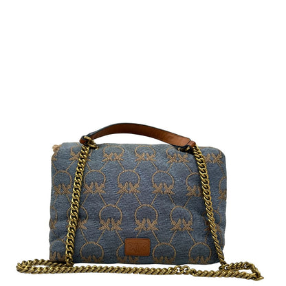 Borsa Pinko Love puff denim