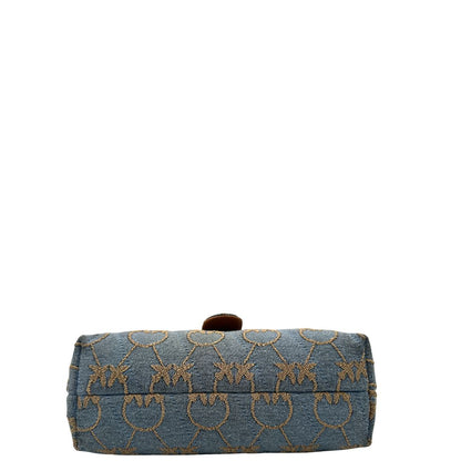 Borsa Pinko Love puff denim