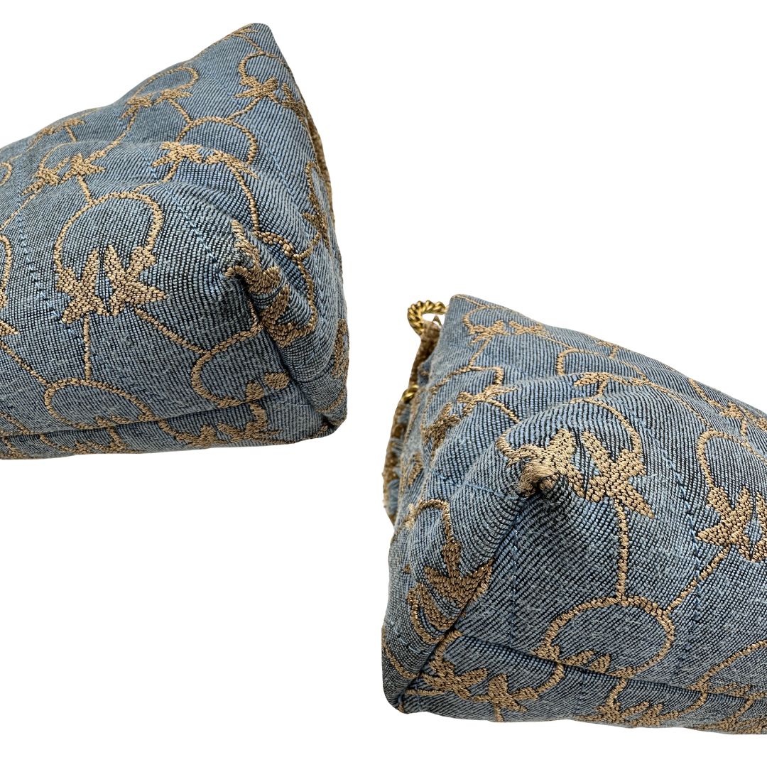 Borsa Pinko Love puff denim