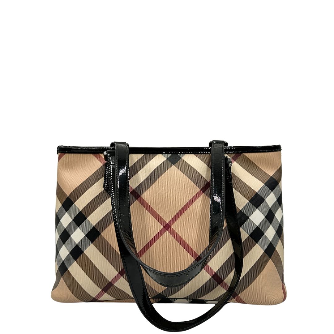 Borsa Burberry tartan