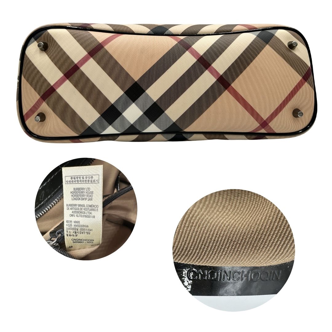 Borsa Burberry tartan
