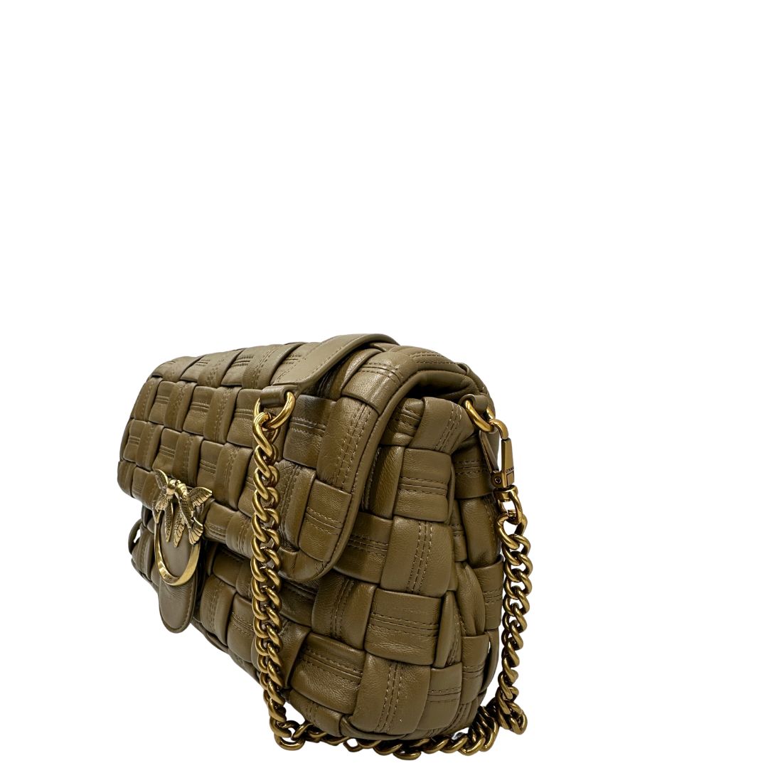 Love Puff Weave Pinko verde