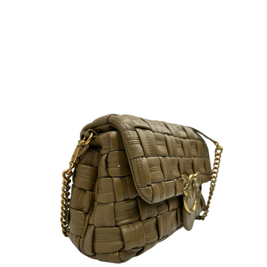 Love Puff Weave Pinko verde