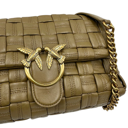 Love Puff Weave Pinko verde