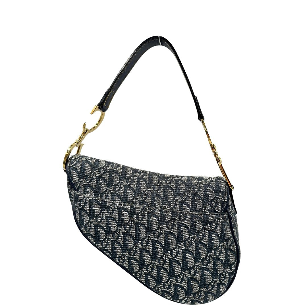 retro  Borsa Dior in tela con l'iconico motivo jacquard 