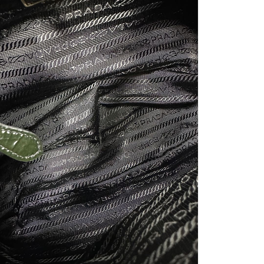Borsa Prada verde