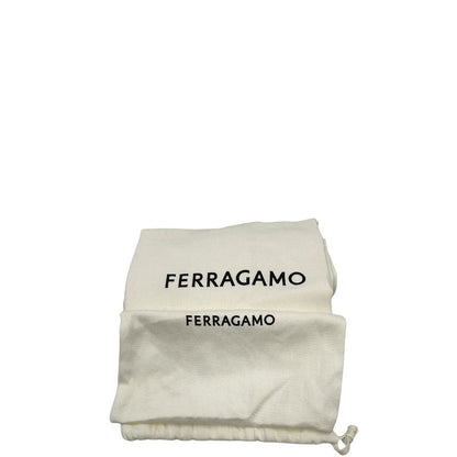 dustbag Borsa Salvatore Ferragamo in pelle nera con hardware dorato 