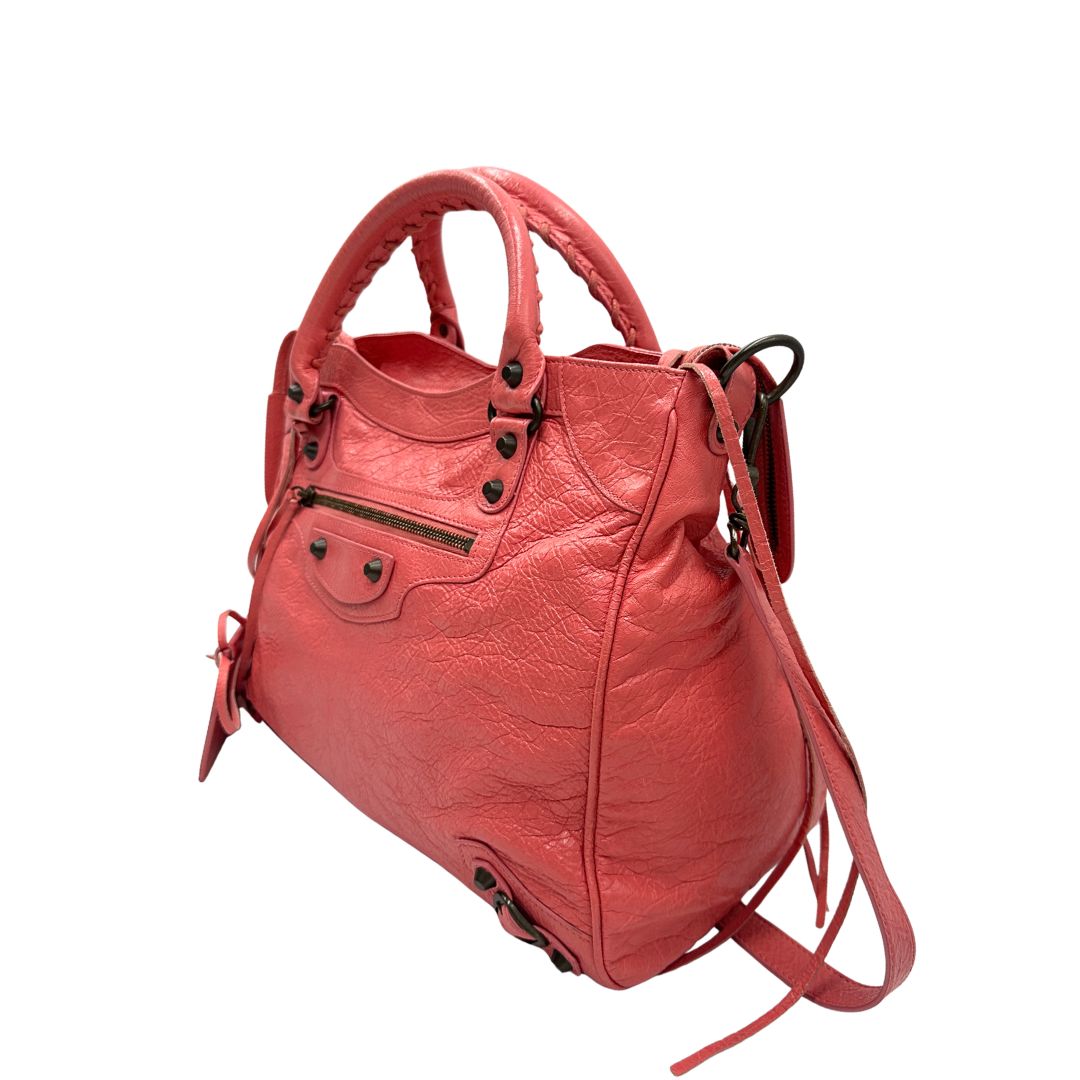 Borsa Balenciaga City rosa