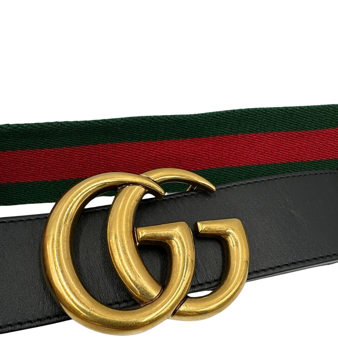 Cintura Gucci in tessuto Web