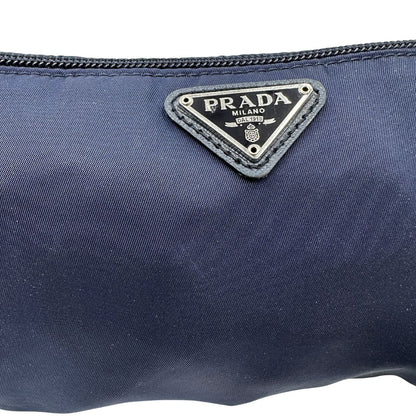 Pouch Prada in nylon blu  