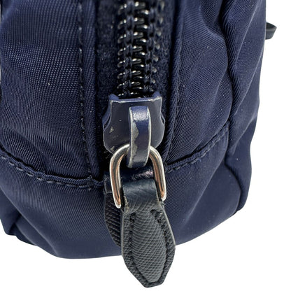 Pouch Prada in nylon blu  