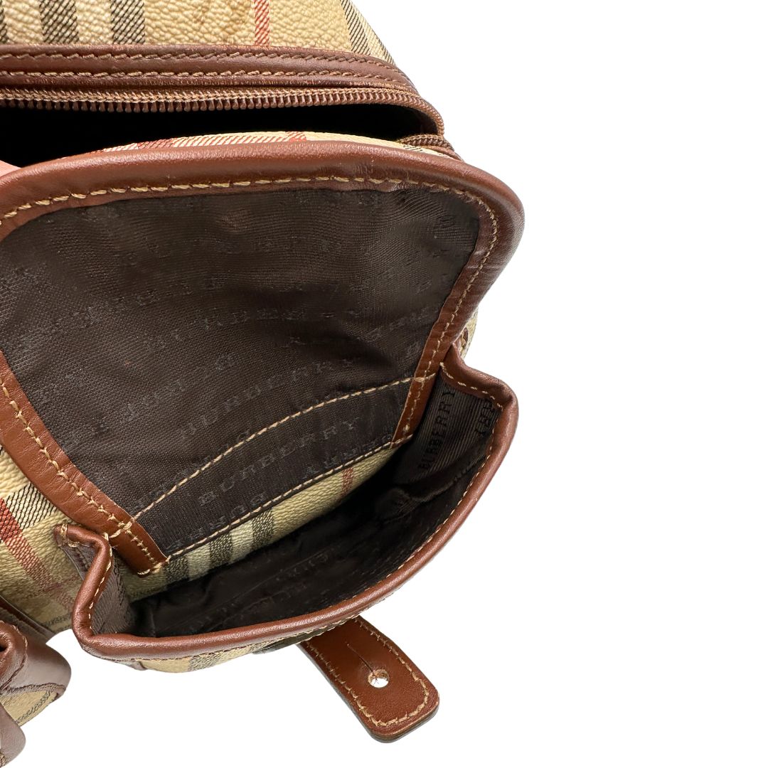Tracolla Burberry tartan in canvas beige