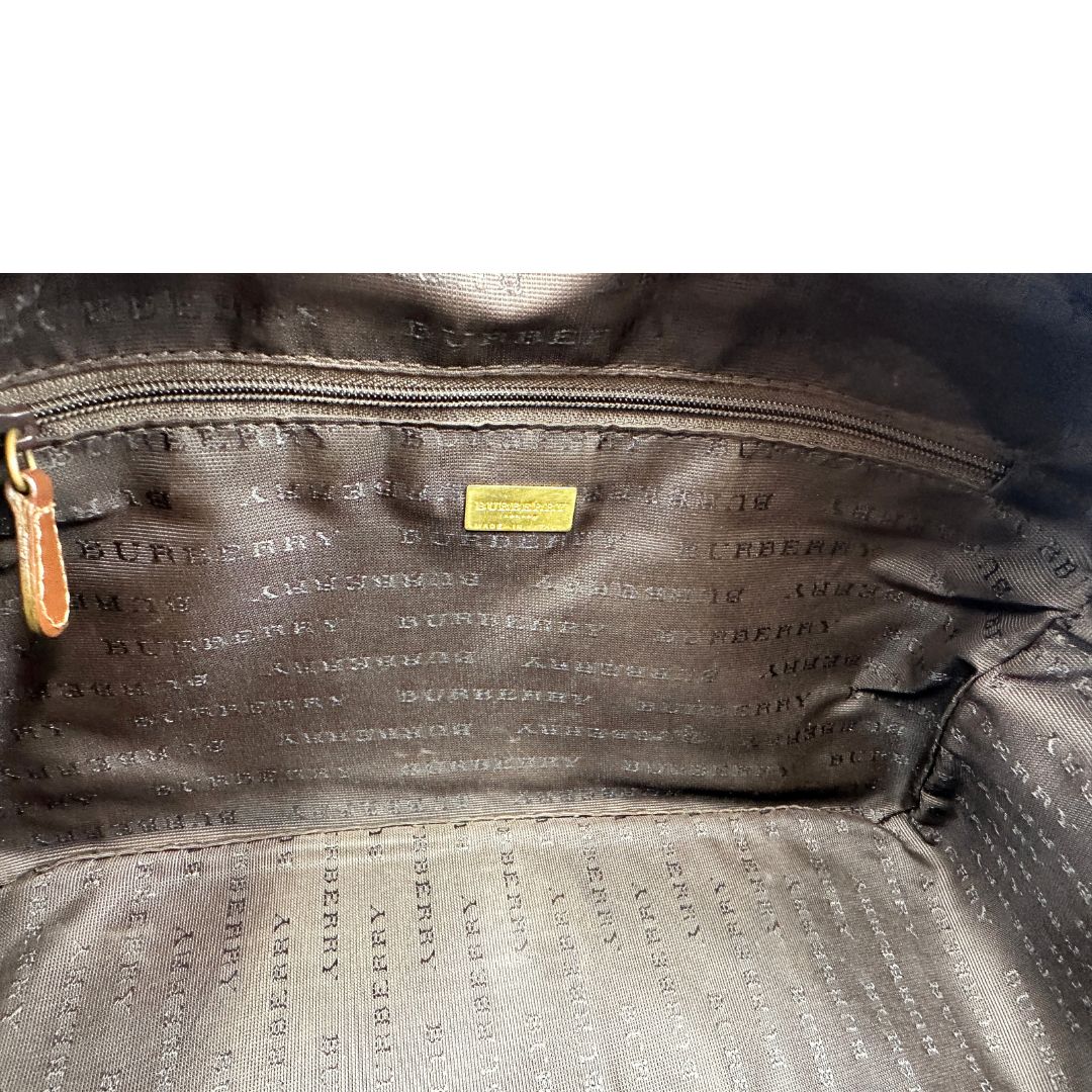 Tracolla Burberry tartan in canvas beige