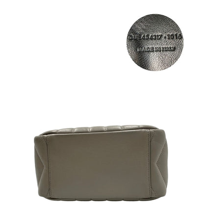 base Borsa Saint Laurent in pelle grigia