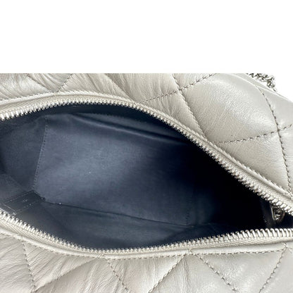 interno Borsa Saint Laurent in pelle grigia 
