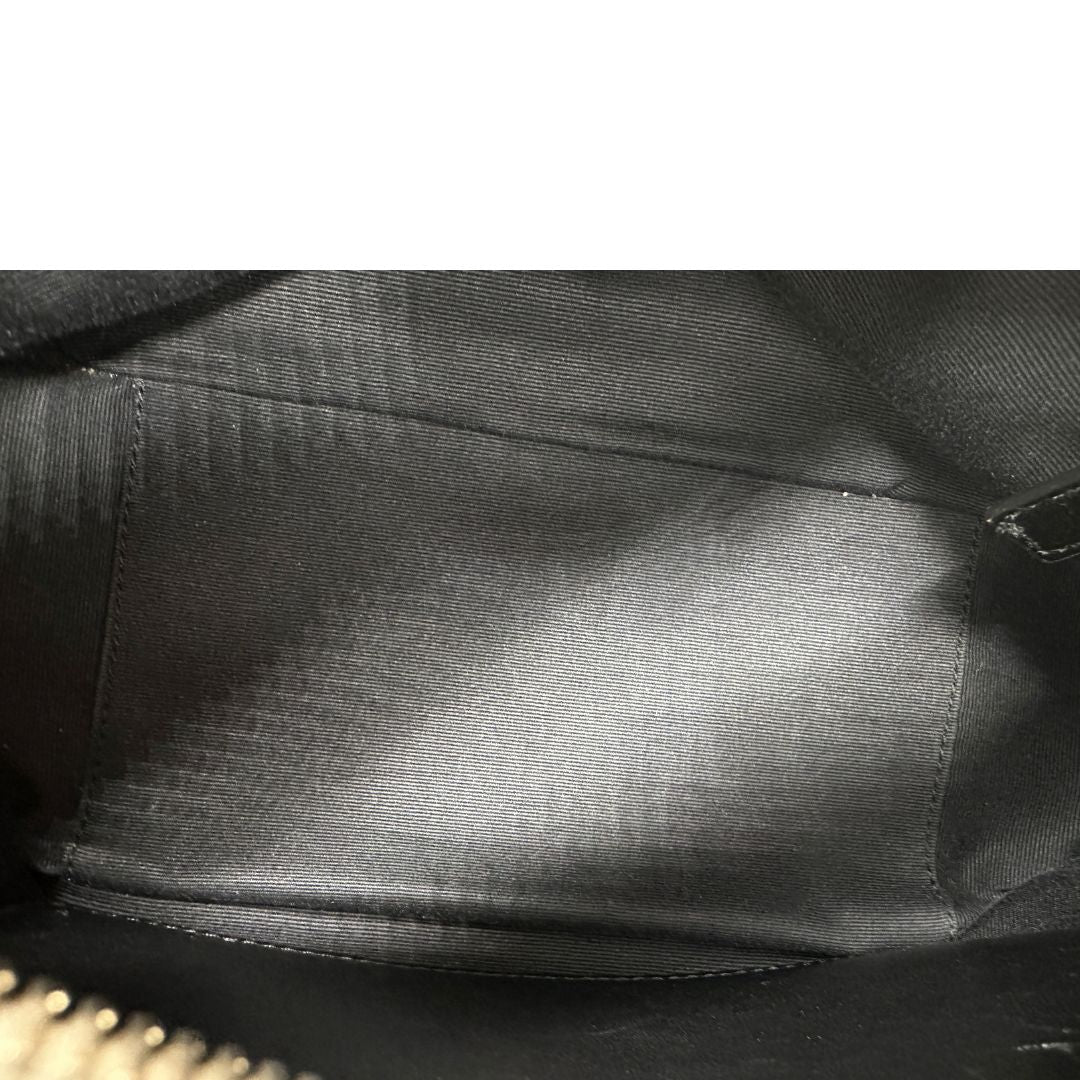 interno Borsa Saint Laurent in pelle grigia 