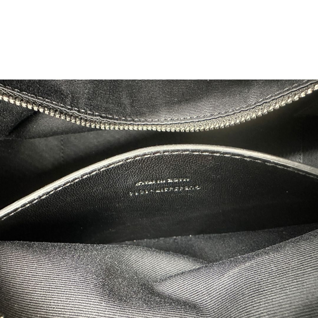 interno Borsa Saint Laurent in pelle grigia 