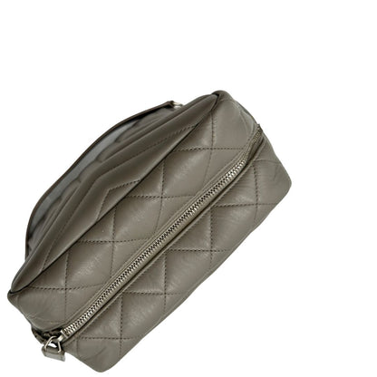 chiusura Borsa Saint Laurent in pelle grigia