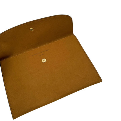 bottone  della borsa Stella McCartney in ecopelle verniciata grigia 