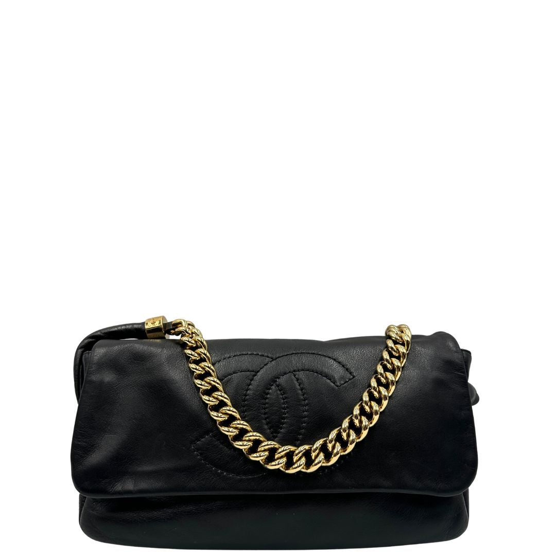 Borsa Chanel Rodeo Drive nera in pelle nero