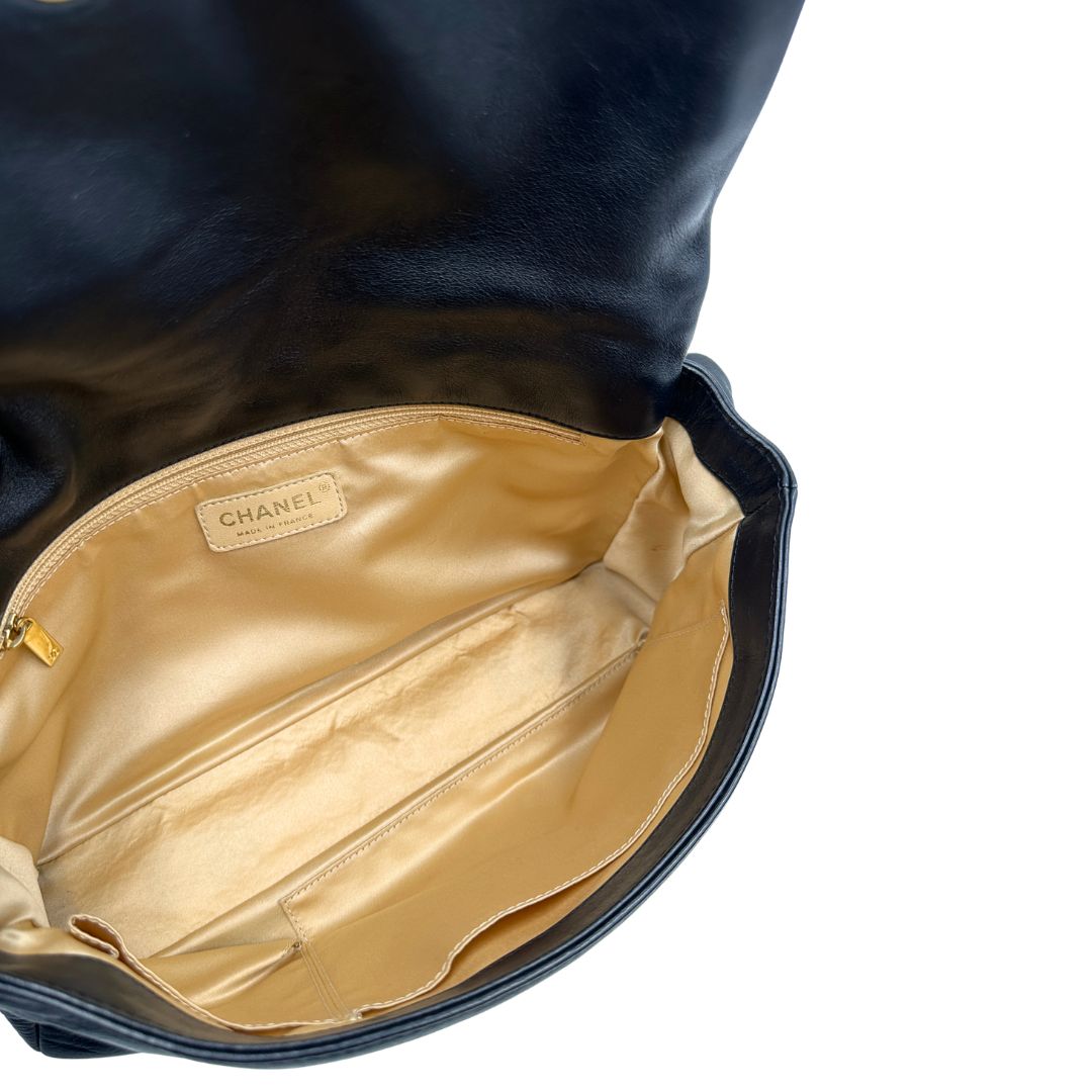 Borsa Chanel Rodeo Drive nera in pelle nero