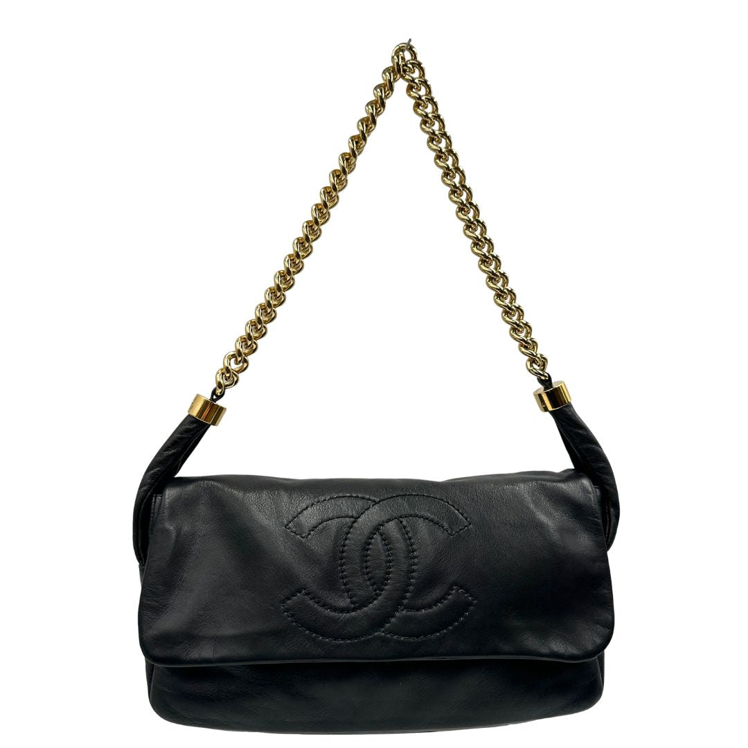 Borsa Chanel Rodeo Drive nera in pelle nero