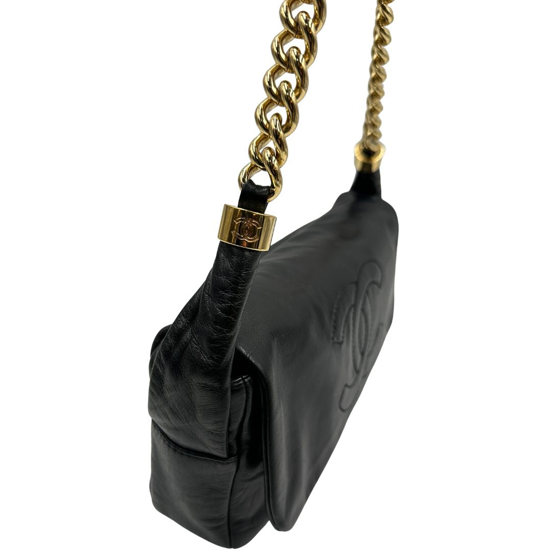Borsa Chanel Rodeo Drive nera in pelle nero