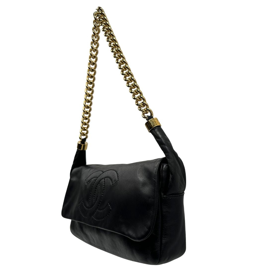 Borsa Chanel Rodeo Drive nera in pelle nero