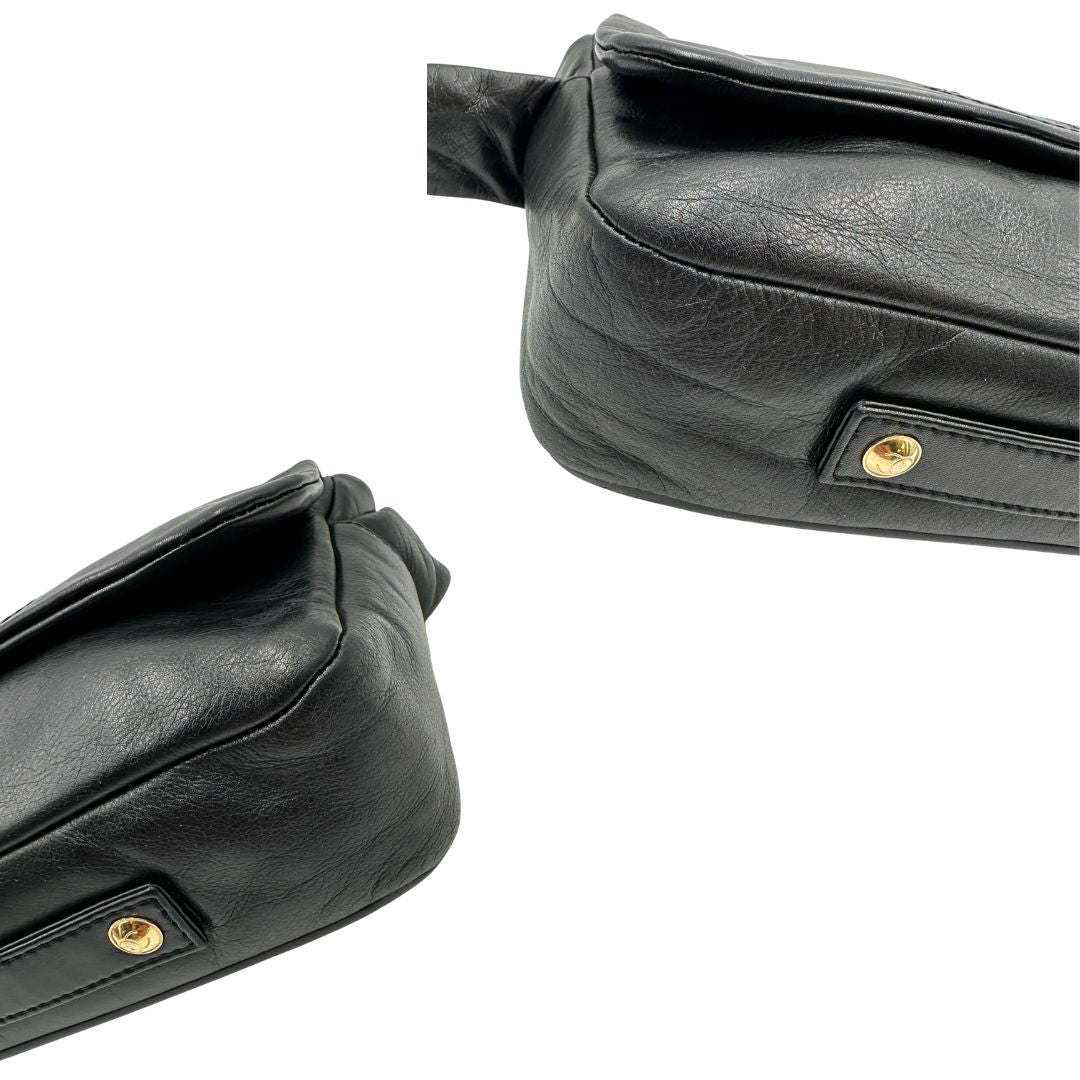Borsa Chanel Rodeo Drive nera in pelle nero
