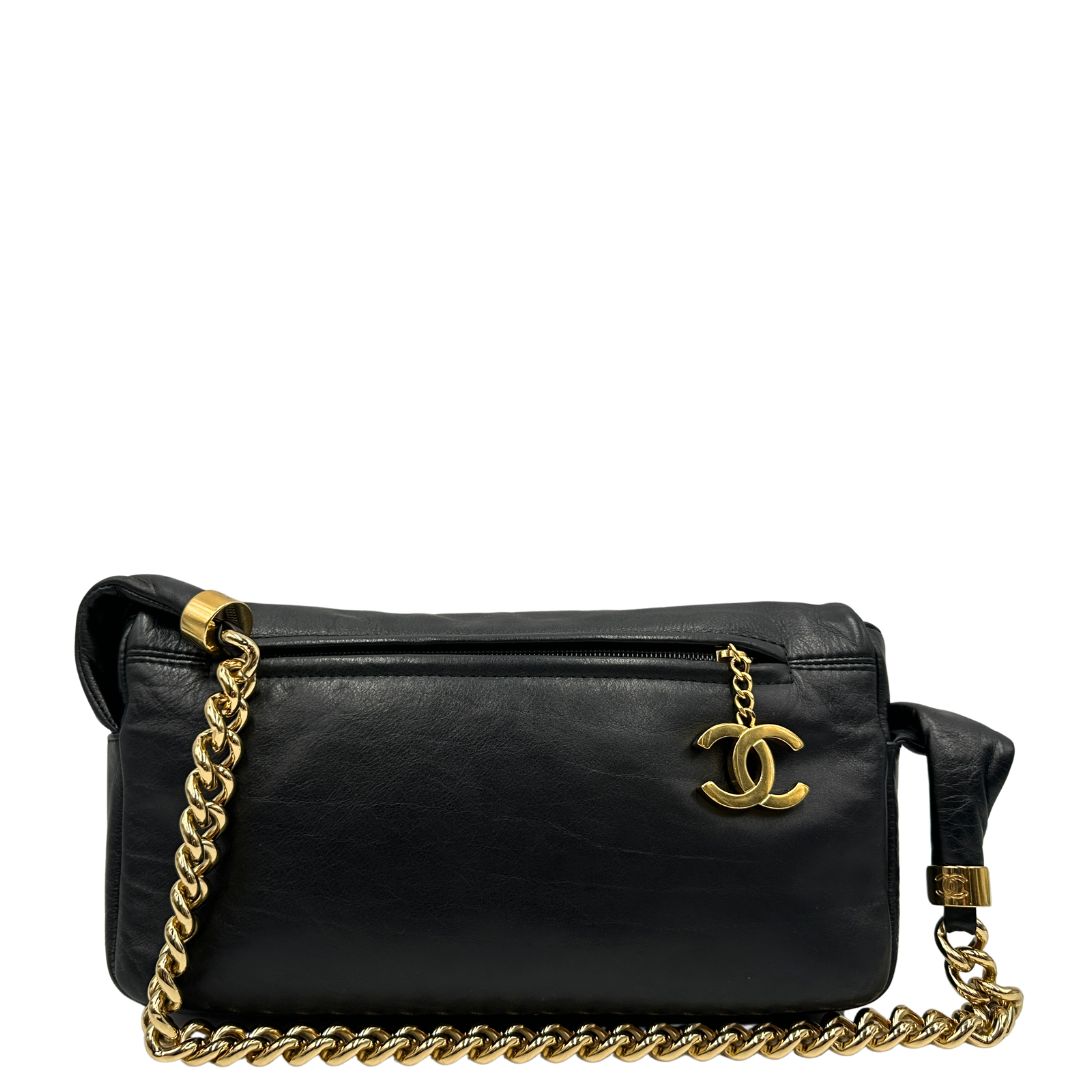 Borsa Chanel Rodeo Drive nera in pelle nero