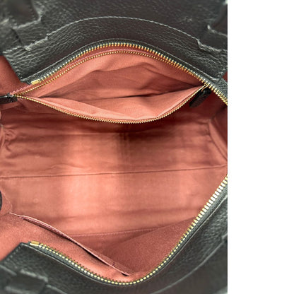 interno  Borsa Coccinelle in pelle martellata nera, di lusso, originale