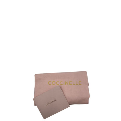 dustbag  Borsa Coccinelle in pelle martellata nera, di lusso, originale