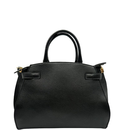 retro  Borsa Coccinelle in pelle martellata nera, di lusso, originale 