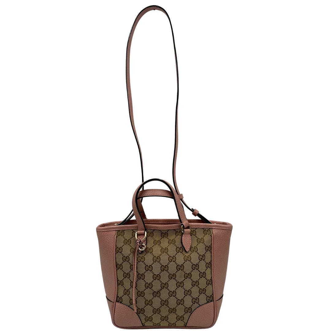 Tote Gucci Bree in pelle rosa