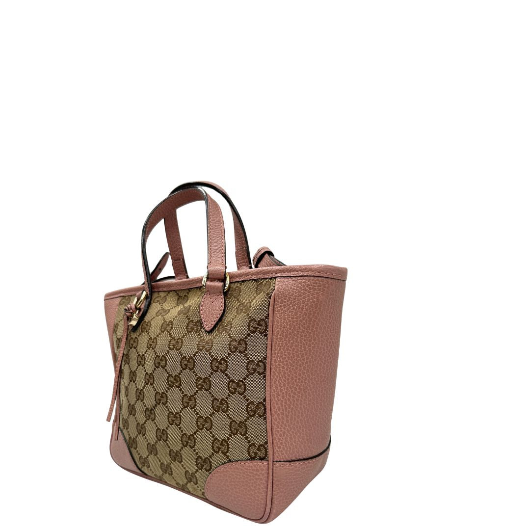Tote Gucci Bree in pelle rosa